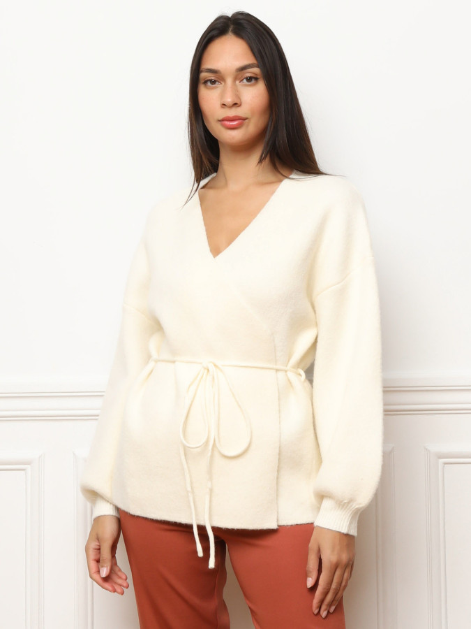 Gilet style kimono à nouer