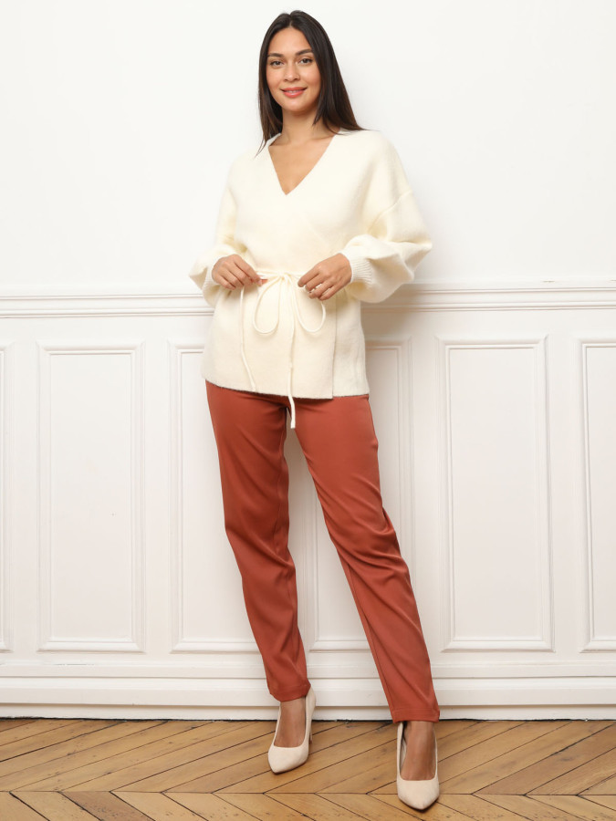 Gilet style kimono à nouer