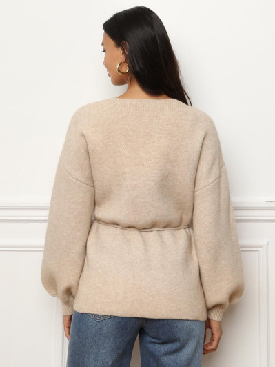 Gilet style kimono à nouer