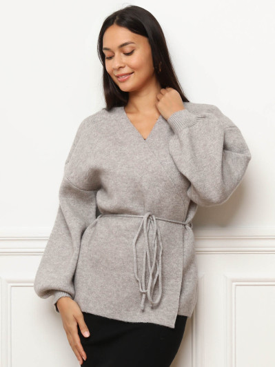 Gilet style kimono à nouer