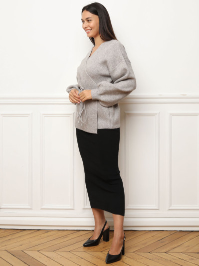 Gilet style kimono à nouer