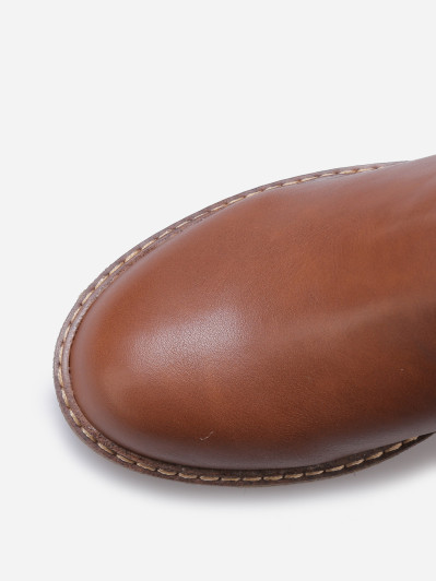 Bottines compensées à boucle