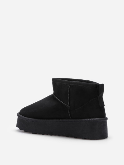 Boots fourrées à plateforme