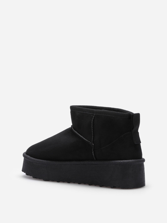 Boots fourrées à plateforme