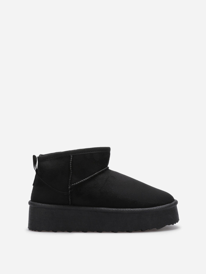 Boots fourrées à plateforme