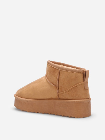 Boots fourrées à plateforme