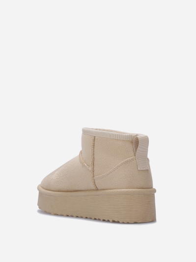 Boots fourrées à plateforme