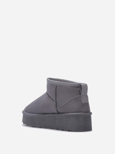 Boots fourrées à plateforme