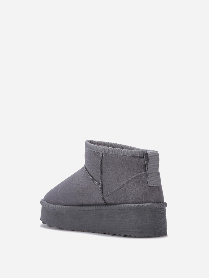 Boots fourrées à plateforme