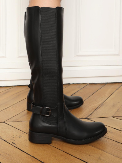 Bottes cavalières style chelsea