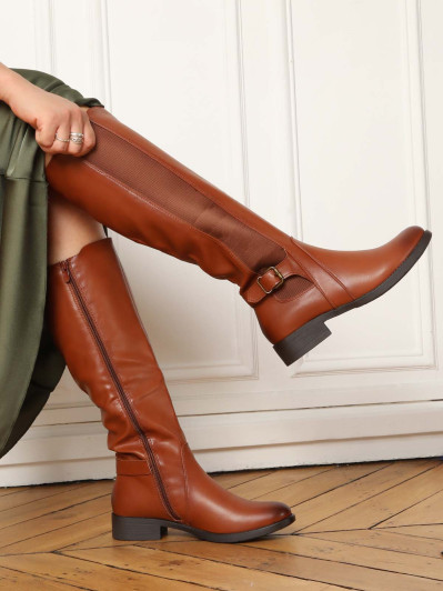 Bottes cavalières style chelsea