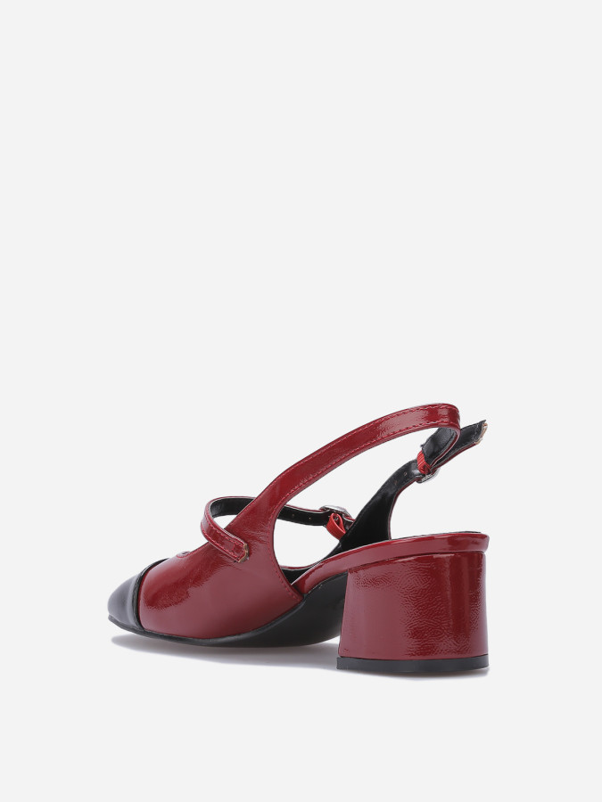 Babies bicolores à fines brides