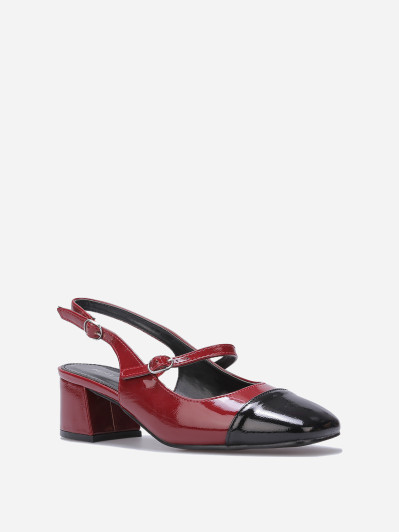 Babies bicolores à fines brides