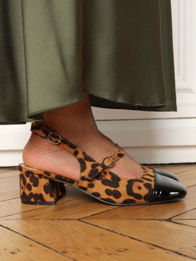 Babies bicolores à fines brides