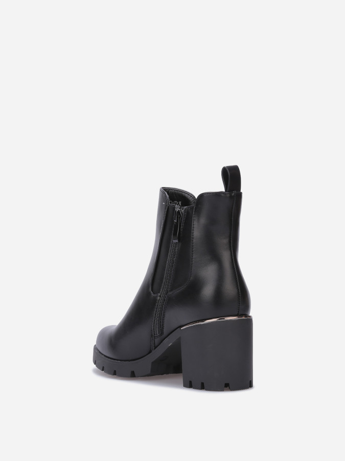 Chelsea en simili à talon cranté