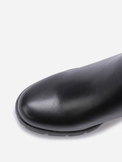 Chelsea en simili à talon cranté