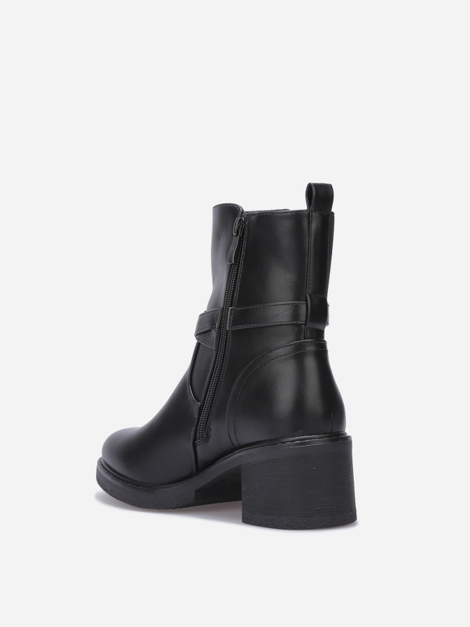 Bottines chelsea à talon et fine bride