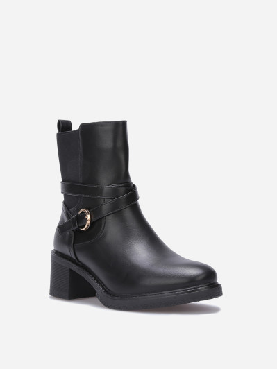 Bottines chelsea à talon et fine bride