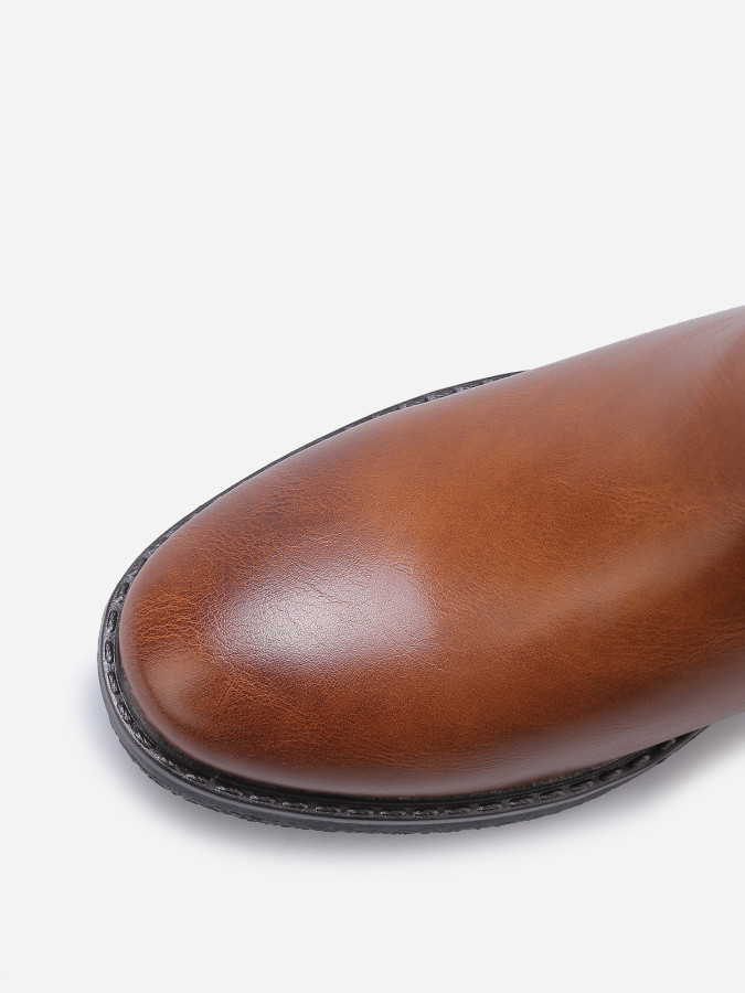 Bottines chelsea à talon et fine bride