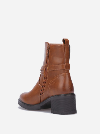 Bottines chelsea à talon et fine bride