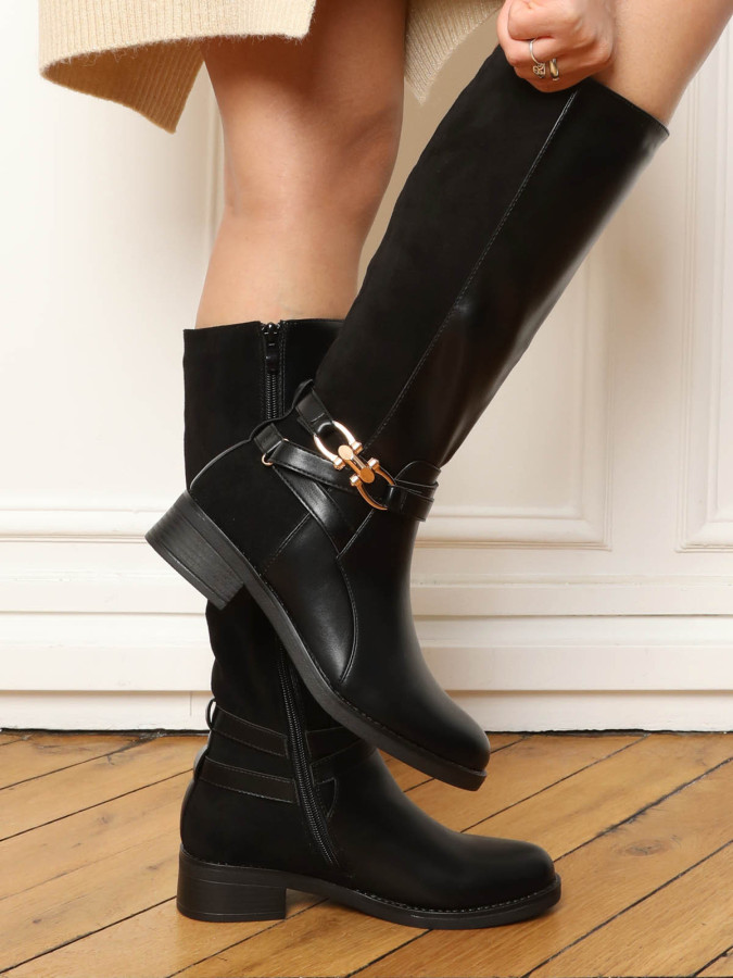 Bottes bi-matières à mors