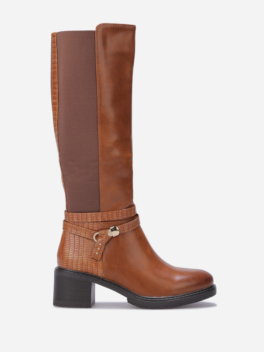 Bottes cavalières à bride nouée