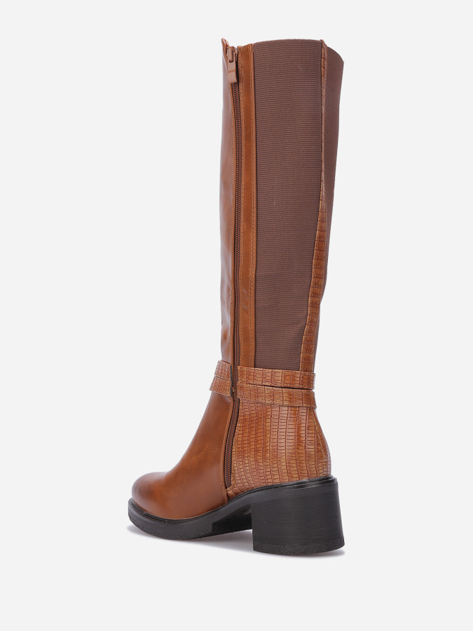 Bottes cavalières à bride nouée