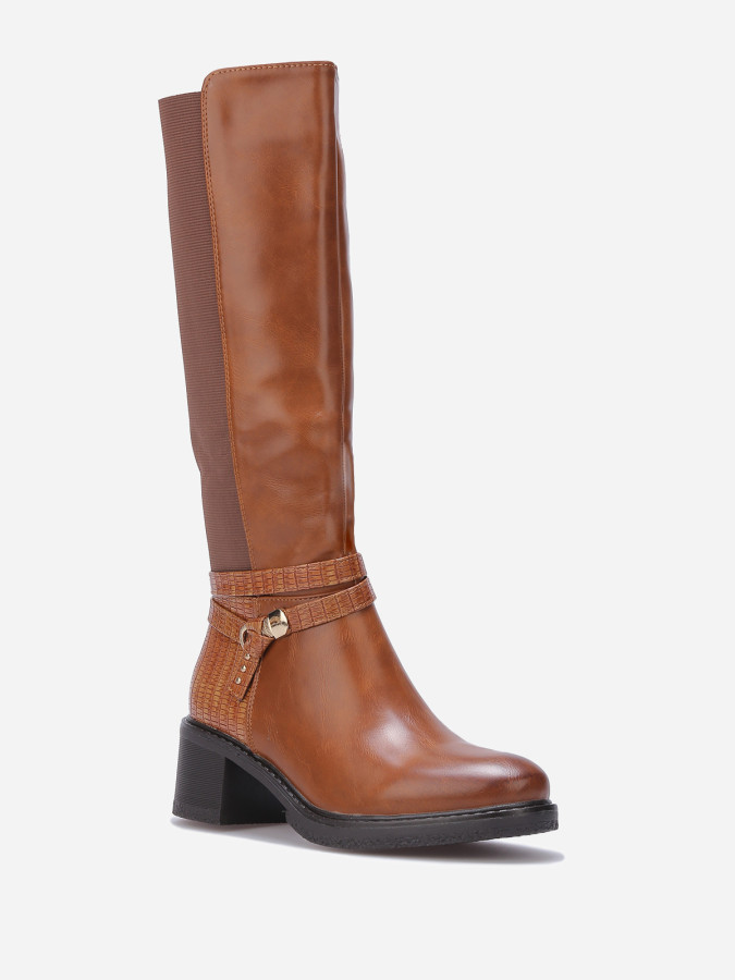 Bottes cavalières à bride nouée