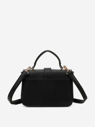 Sac cartable à fermoir doré