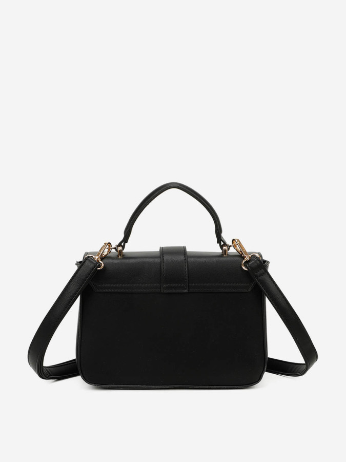 Sac cartable à fermoir doré