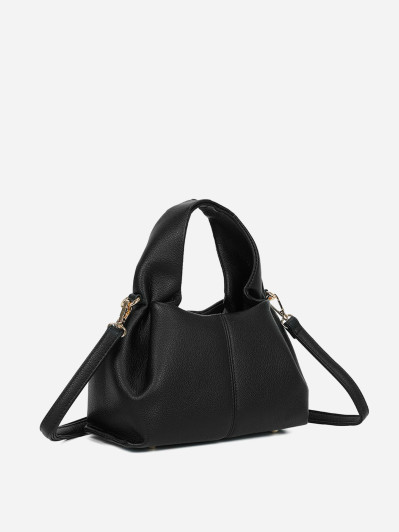 Sac à main froncé et arrondi