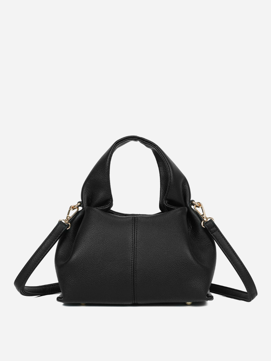 Sac à main froncé et arrondi