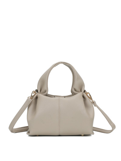 Sac à main froncé et arrondi