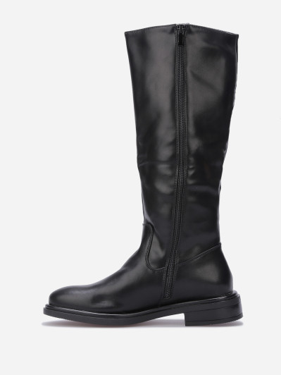 Bottes cavalières à détail métallique