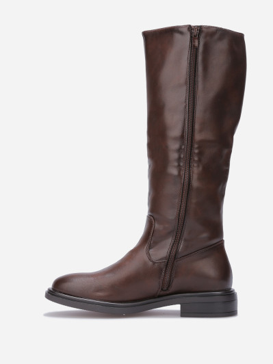 Bottes cavalières à détail métallique