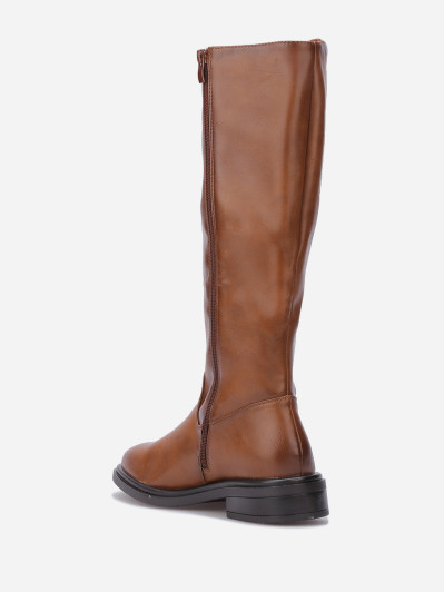 Bottes cavalières à détail métallique