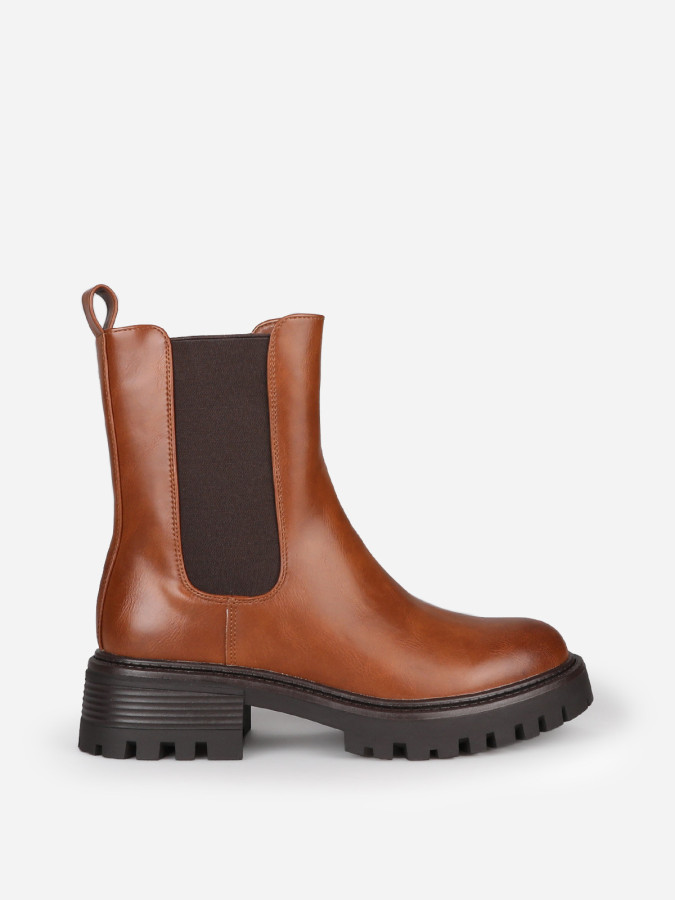 Bottines chelsea à semelle chunky