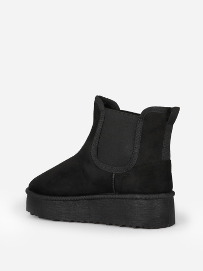 Boots fourrées style chelsea