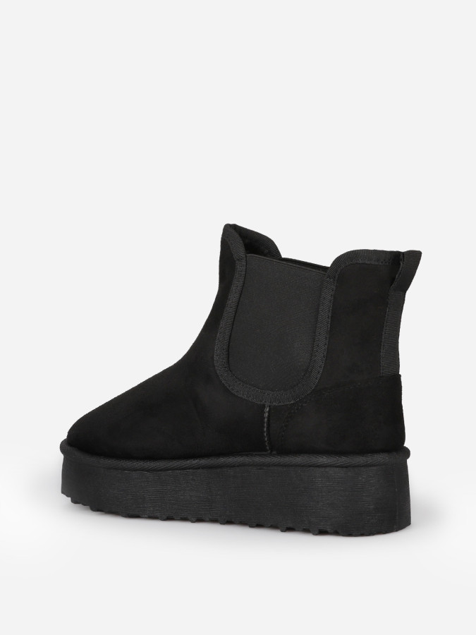 Boots fourrées style chelsea