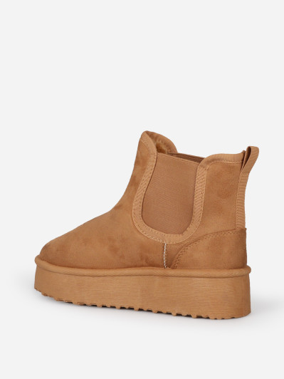 Boots fourrées style chelsea