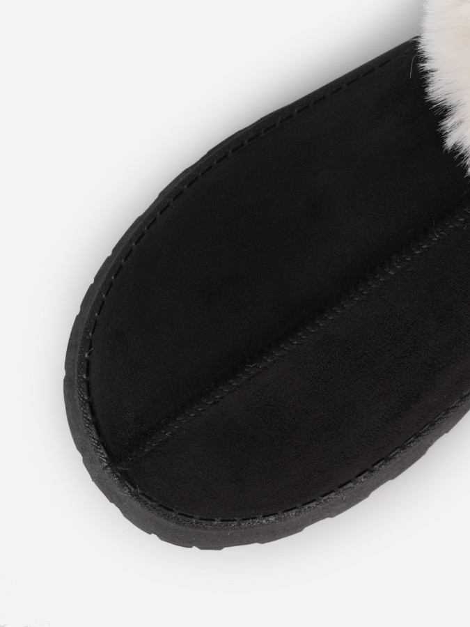 Boots fourrées basses à plateforme