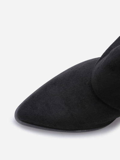 Bottines santiags à revers