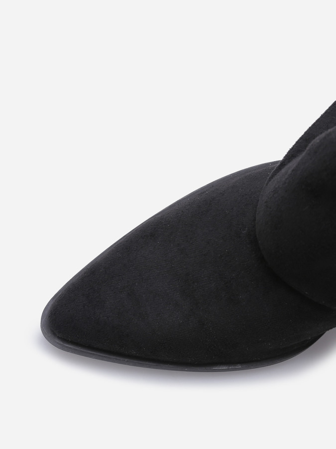 Bottines santiags à revers