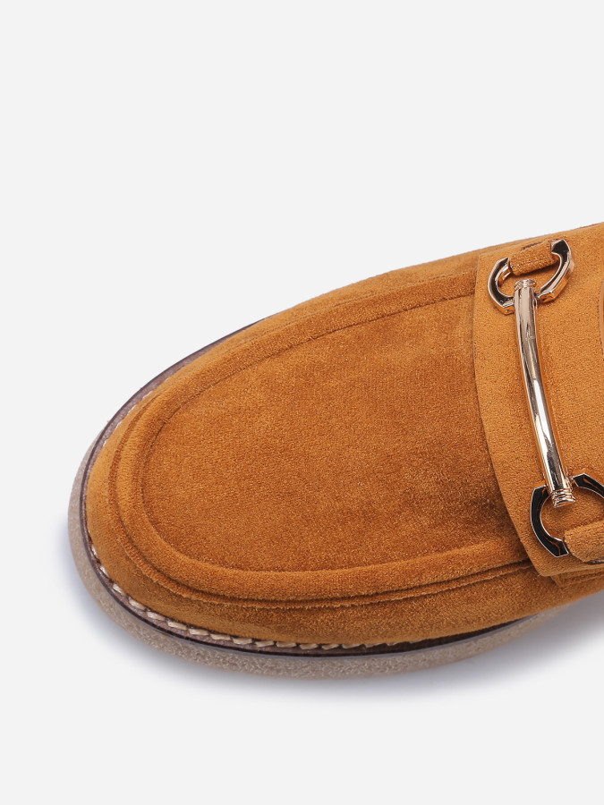 Mocassins fourrés à mors