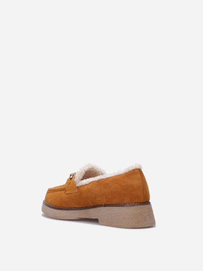 Mocassins fourrés à mors