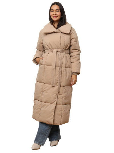 Doudoune longue à nouer