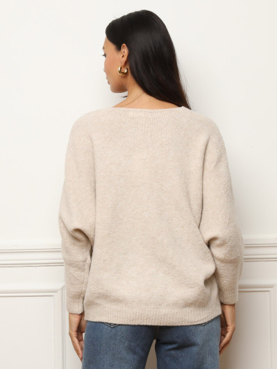 Pull à manches chauve-souris