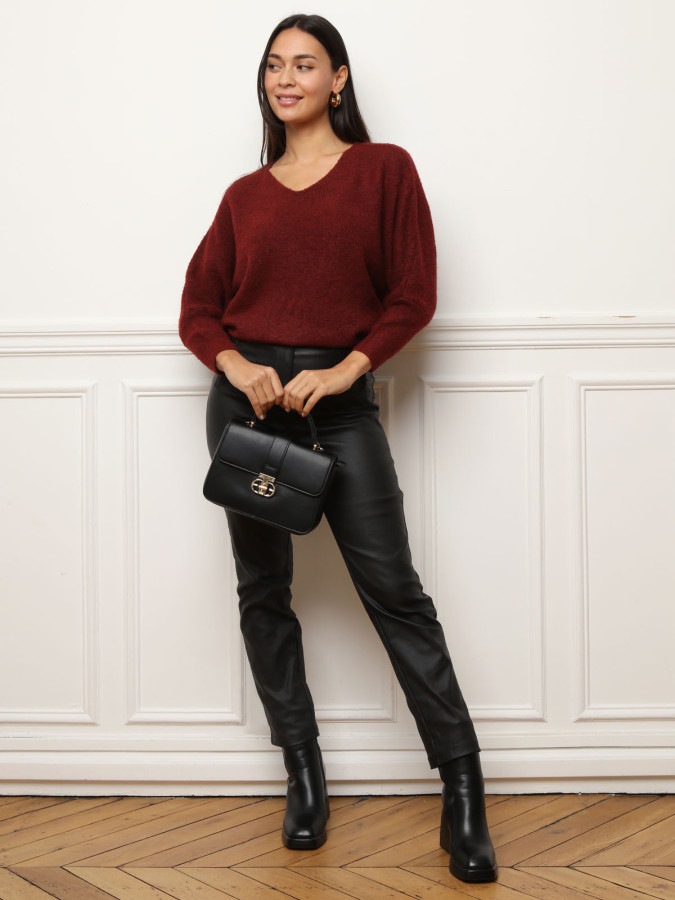 Pull à manches chauve-souris