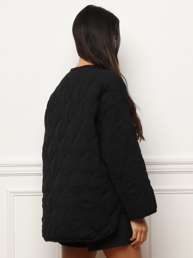 Veste matelassée oversize à poches