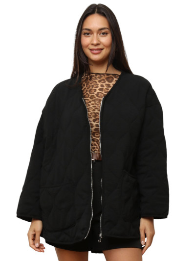 Veste matelassée oversize à poches